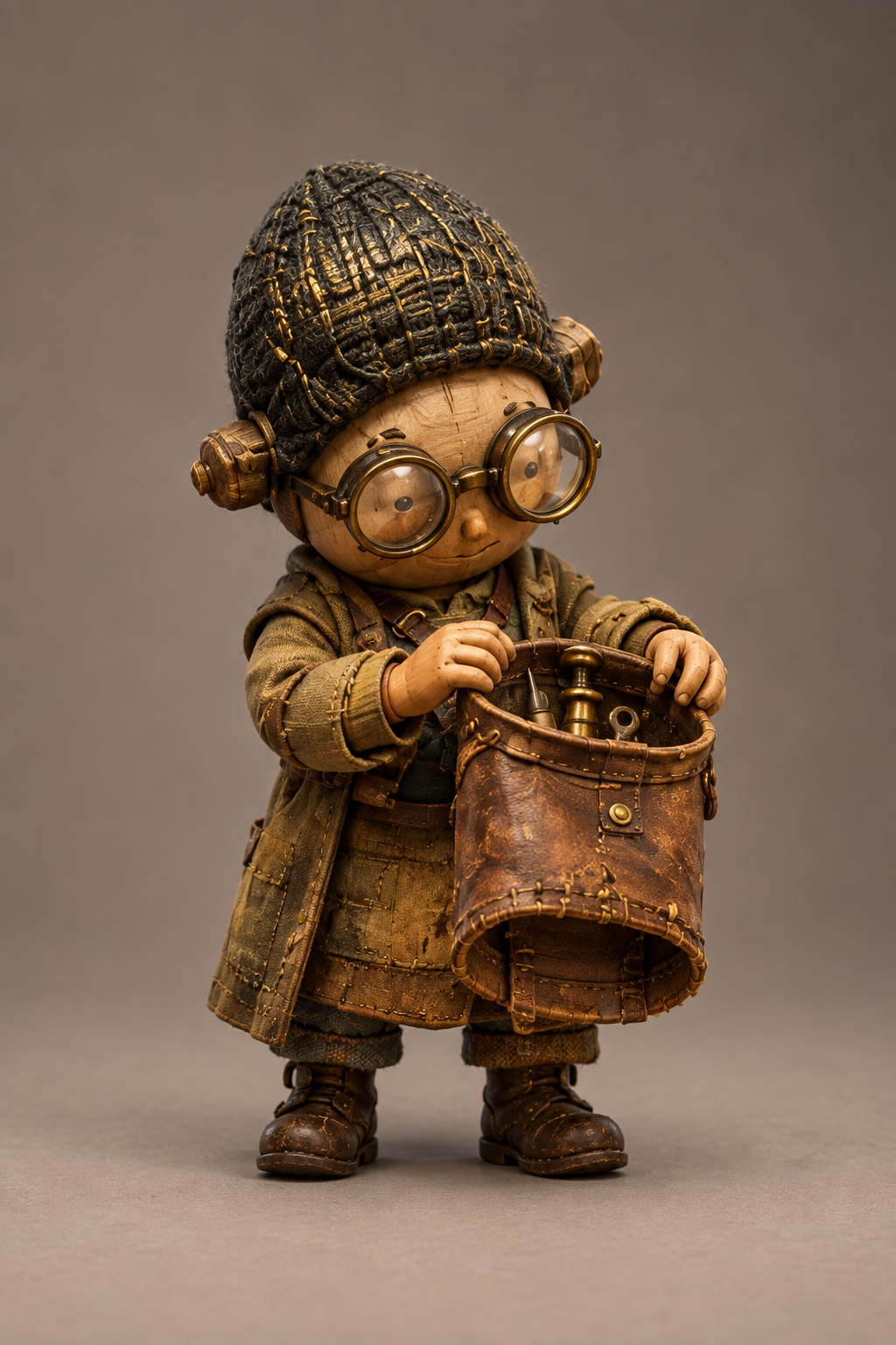 The Maker with a satchel of tools